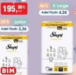 SLEEPY EXTRA BEBEK BEZİ SLEEPY EXTRA BEBEK BEZİ